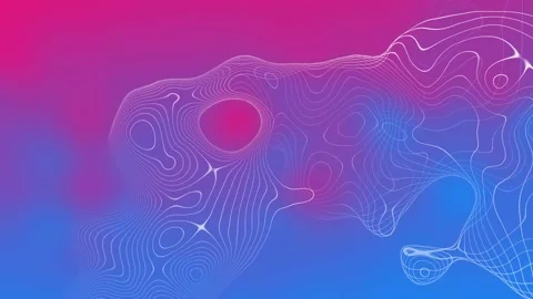 Abstract white grey liquid Wavy line motion background Stock Footage 159463316