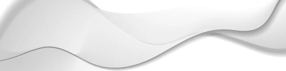 Abstract white grey smooth waves minimal elegant background 스톡 일러스트