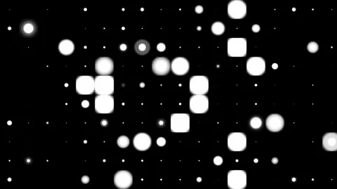 Abstract White Grid Bubbles Overlay Animation Background Stock-Footage 279241342