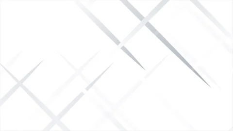 Abstract white horizontal background loop animation. Slanted minimal geometric Stock Footage 314750226
