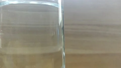 Abstract white ink colour flowing in water glass. Stock Footage 131600201