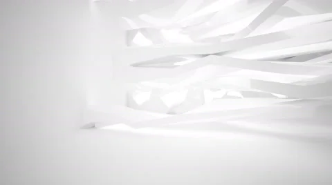 Abstract white interior.  3D rendering Видео 57723161