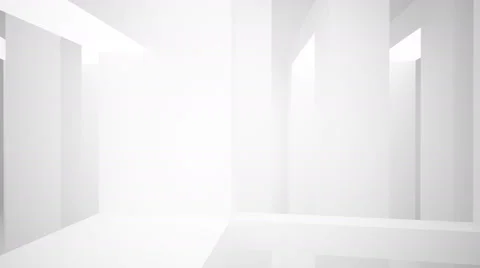 Abstract white interior Stock Footage 51140264