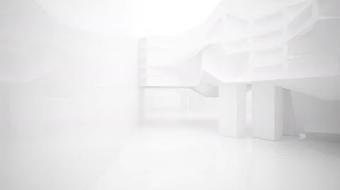 Abstract white interior. Stock Footage 62882759