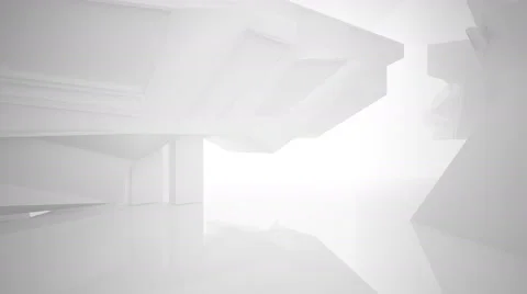 Abstract white interior. Stockbeeldmateriaal 62940584