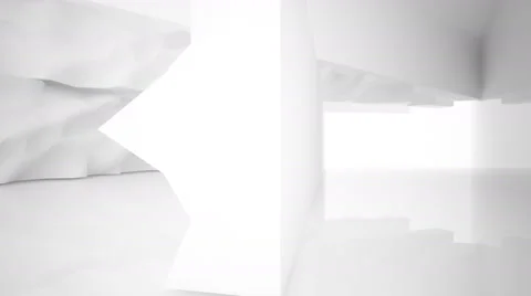 Abstract white interior Video stock 63183451