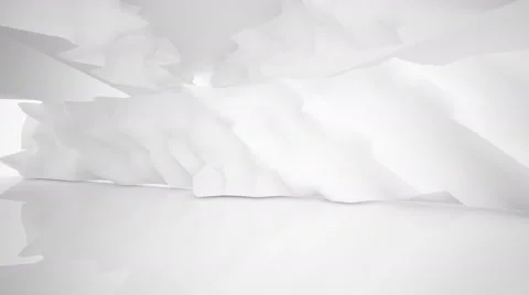 Abstract white interior Stock-Footage 63214509