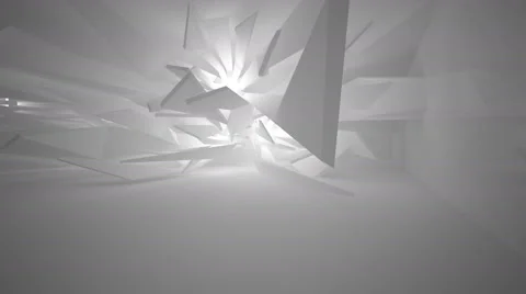 Abstract white interior. Video stock 63973706