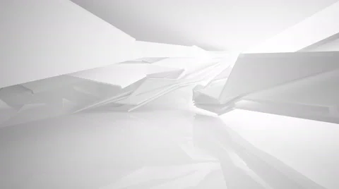 Abstract white interior. Video stock 65508461