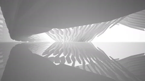 Abstract white interior. Video stock 66748193