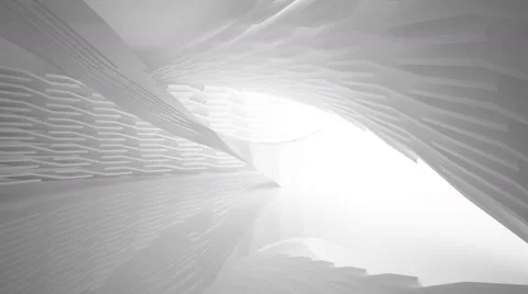 Abstract white interior. Stock Footage 66748218
