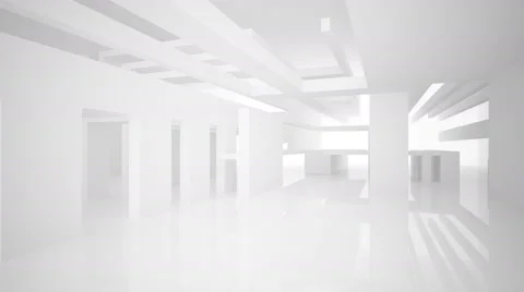 Abstract white interior. Video stock 67228424