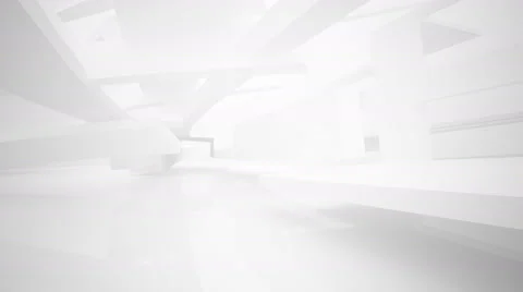 Abstract white interior Stock Footage 67872863