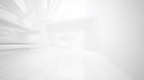 Abstract white interior Видео 67872890