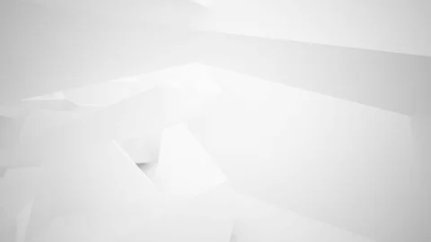 Abstract white interior of the future. Video stock 83069975