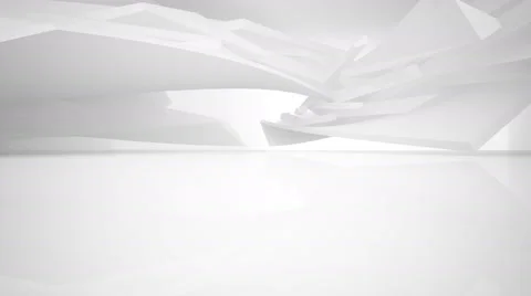 Abstract white interior highlights future. Architectural background. Stock Footage 67930762