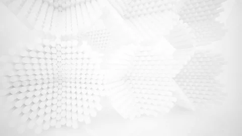 Abstract white interior highlights future. Architectural background. Video stock 81808562