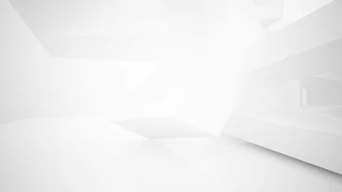 Abstract white interior highlights future. Architectural background. 動画素材 82100099