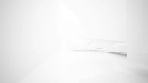 Abstract white interior highlights future. Architectural background. Видео 82100198