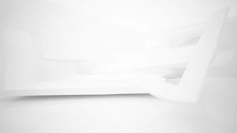 Abstract white interior highlights future. Architectural background. 動画素材 82559962