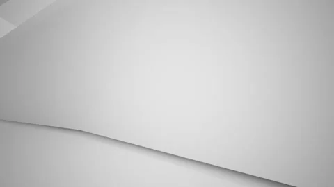Abstract white interior multilevel public space with window. Stock Footage 85725037