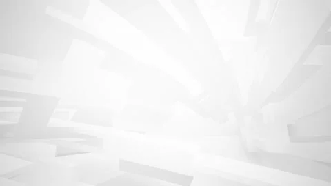 Abstract white interior multilevel public space with window.  Video stock 87201434