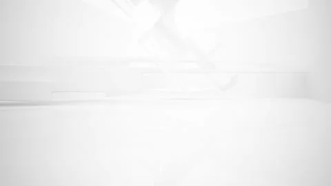 Abstract white interior multilevel public space with window. Stock Footage 87699125