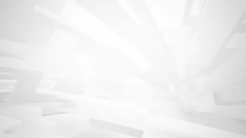 Abstract white interior multilevel public space with window. Stock Footage 87699143