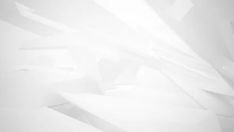 Abstract white interior multilevel public space with window.  Video stock 89224279