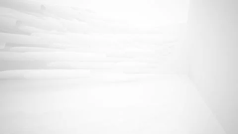 Abstract white interior multilevel public space with window. Stock Footage 89987261