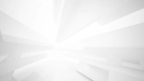 Abstract white interior multilevel public space with window. Vídeos de archivo 90540794