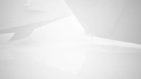 Abstract white interior multilevel public space with window. Stock-Footage 90759049