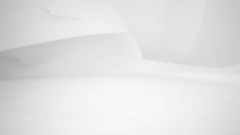 Abstract white interior multilevel public space with window. Stock Footage 90779775