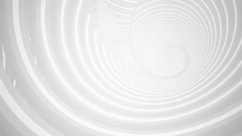 Abstract white interior multilevel public space with window.  Stock Footage 90951617