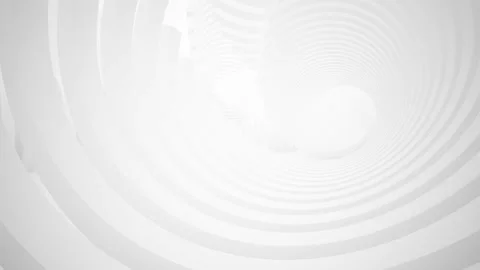 Abstract white interior multilevel public space with window.  Stock Footage 90953394