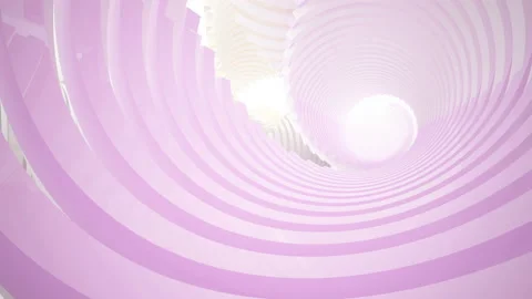 Abstract white interior multilevel public space with window. Stock Footage 92290462