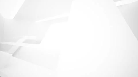 Abstract white interior multilevel public space with window. Stock Footage 93356621
