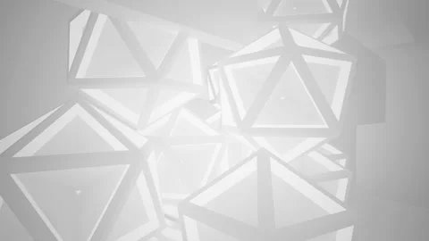 Abstract white interior multilevel public space with window.  Stock Footage 93972615