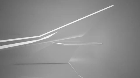 Abstract white interior with neon lighting. 動画素材 85723671