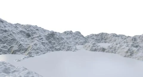 Abstract White Landscape Background イラスト素材