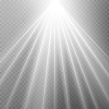 Abstract white laser beam. Stock Illustration