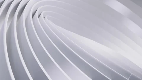 Abstract white layer geometric background Stock Footage 262533508