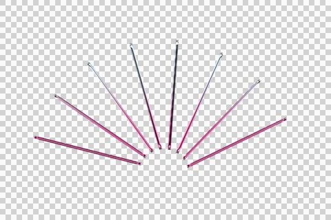Abstract of white light beams radiating from a pink glowing center transparent Stock Illustration