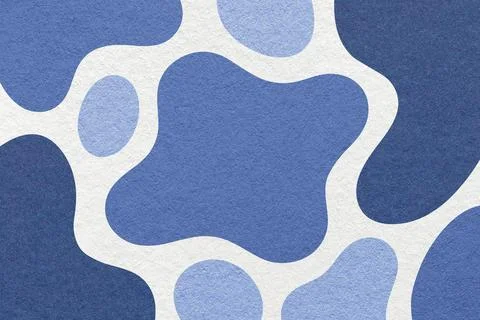 Abstract white, light blue, navy paper texture background with amorphous fl.. Stock Illustration