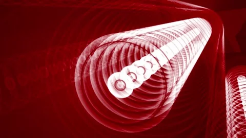Abstract white Light Circles Seamless Looping HD animation of an abstract Stock Footage 286737027