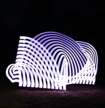 Abstract White Light Stock Illustration