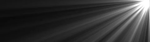 Abstract white light rays on black background loop with seamless motion. Stock-Footage 334906250
