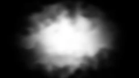 Abstract white light spot moving on a black background. Copy paste place on a Stock Footage 318983829