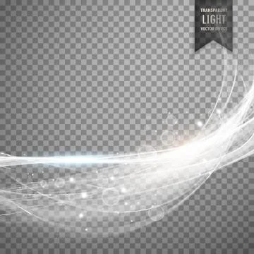 Abstract white light streak effect background Stock Illustration