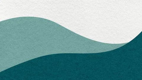 Abstract white, light teal, dark emerald texture paper background, wavy lay.. Stock Illustration